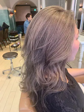 ミディアム カラー ヘアアレンジ 韓国ヘア/髪質改善 /Harunaのヘアスタイル