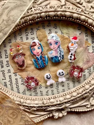 ネイル シェアサロンLei.g(レイジー)所属・3Dアートネイル💗 都築レナのネイルデザイン