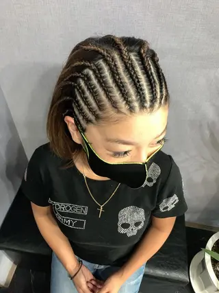 ミディアム ヘアアレンジ SPINEL Sawaのヘアスタイル