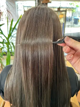 ロング カラー 石井 佑樹のヘアスタイル