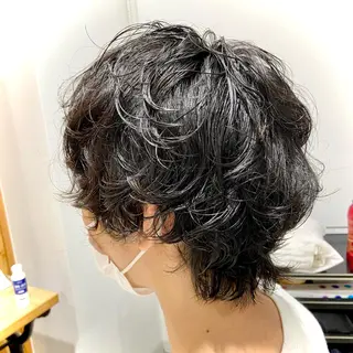 ショート パーマ メンズ 🌷レイヤーカット/ フルキシオリ🌷のヘアスタイル