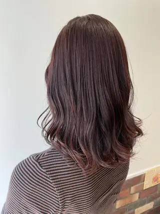 ミディアム 中井 茅佳のヘアスタイル