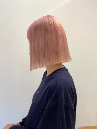 カラー HITOMI 福岡ボブのヘアスタイル