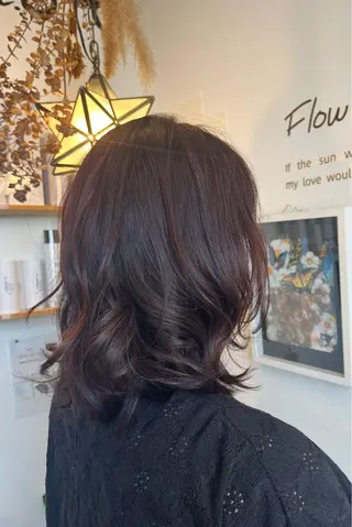 ミディアム カラー 小田 みきのヘアスタイル