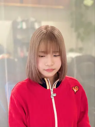 ミディアム カラー GaKu/ハイトーン /ブリーチ/ブロンドのヘアスタイル