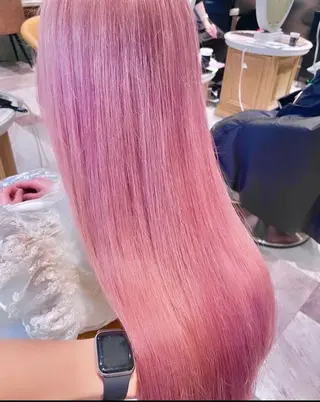 ロング カラー Yuto 複雑履歴 /ブリーチ/エクステのヘアスタイル