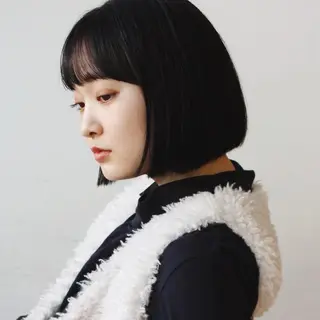 ショート カラー 🌱小顔ヘア/ボブ ミディアム/双葉🌱のヘアスタイル