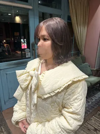 ミディアム カラー rotika by Doll hair所属・RYOKA 心斎橋美容室のヘアスタイル