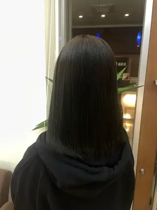 セミロング 【パーマ/ブリーチ】 ヤマザキナナホのヘアスタイル
