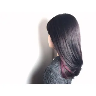 ミディアム セミロング ロング カラー ショート/レイヤー なら石井知希のヘアスタイル