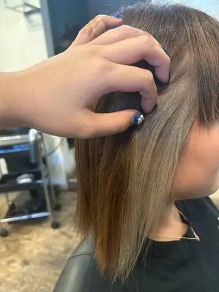 ショート カラー 💜いわた みはる💜のヘアスタイル