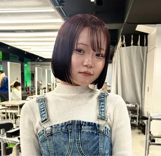 ミディアム カラー メンズ/ボブ/パーマ /くるみのマツエク・マツパデザイン