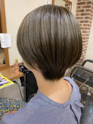 ショート カラー 國分 伸也のヘアスタイル