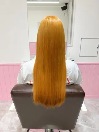 ロング カラー 🎀ダブルカラー/ ピンク×ガーリー🎀のヘアスタイル