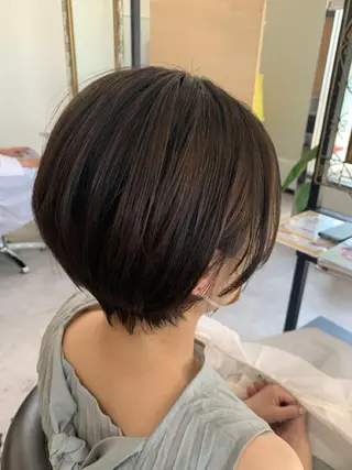 ショート ufufu所属・境 菜摘のヘアスタイル