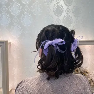 ヘアアレンジ SALOWIN川崎WEST店所属・🌷川崎/アレンジ/ 暖色ボブ/コトネ🌷のヘアスタイル