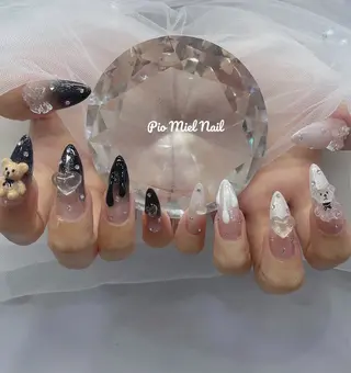 ネイル HANA 長さだしのネイルデザイン