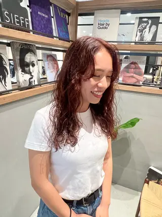 ロング パーマ/名古屋パーマ / コデラ ナナホのヘアスタイル