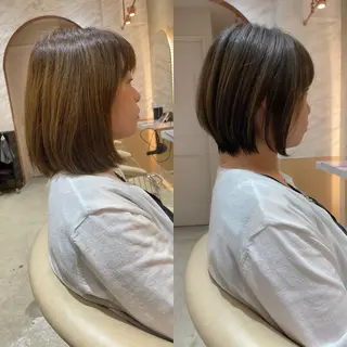 ショート 💎巻ける縮毛矯正/ 艶髪💎石渕智也のヘアスタイル