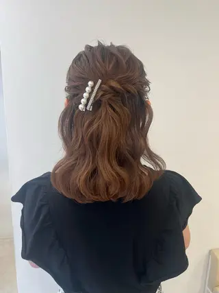 ミディアム ヘアアレンジ Dityca...tia所属・りん/ 無料ヘアセットのヘアスタイル