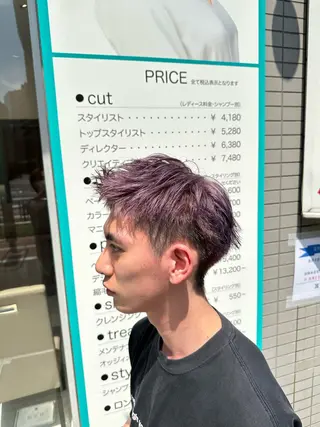 カラー メンズ メンズカット/進藤 龍之介のヘアスタイル