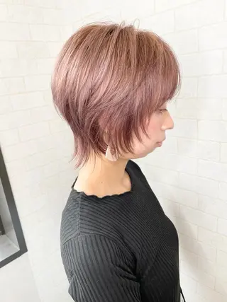 ショート カラー 神野 雅樹のヘアスタイル