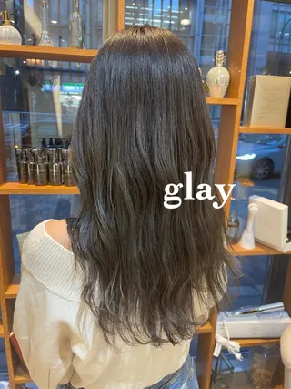 ロング カラー ネイルモデル🐶 とみやまふうか ⭐️のネイルデザイン