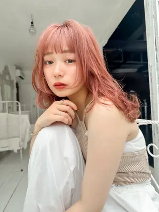 セミロング 髪質改善サロンR'EEL 銀座【リール】所属・🎀ボブ/レイヤー /銀座/Emaのヘアスタイル