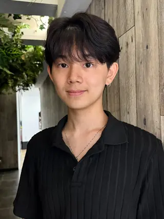 ミディアム パーマ メンズ メンズカット✂ レベッカ寺西優真のヘアスタイル