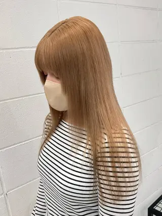 ロング カラー 原宿 ツヤカラー🫧 ちり🍎のヘアスタイル