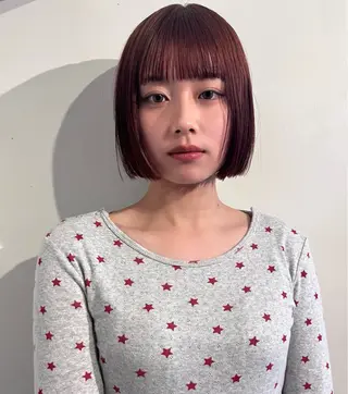 ショート カラー people commons所属・miyu／ ボブカットのヘアスタイル
