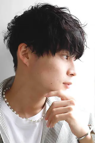 ショート メンズ F． 〜エフ．〜中崎町のヘアスタイル