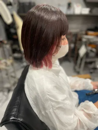 カラー 山田 まやのヘアスタイル