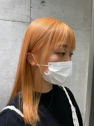 セミロング カラー B.Chance カラーリスト　ペーのヘアスタイル