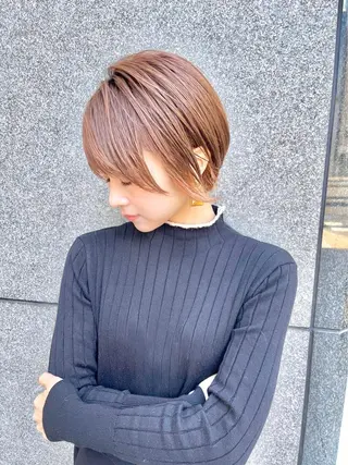 ショート 髪質改善　ANFINI 仙台所属・仙台Ｉ韓国レイヤー Ｉ髪質改善Ｉ伊藤拓海のヘアスタイル