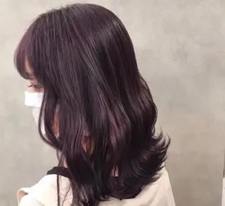 セミロング カラー ブリーチなし暖色 💗AKARI💗のヘアスタイル