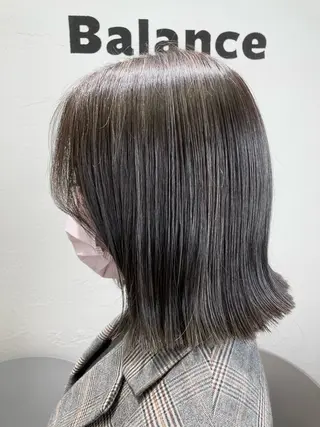 ミディアム カラー GOTODAY シェアサロン梅田NU茶屋町店所属・髪質改善/艶カラー 縮毛矯正/みほのヘアスタイル