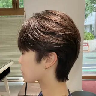 ショート カラー パーマ メンズ 🇰🇷韓国風カット 🇰🇷　鈴木海斗のヘアスタイル