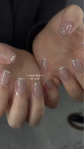 ネイル GRANDE大須 Cecil💜のネイルデザイン