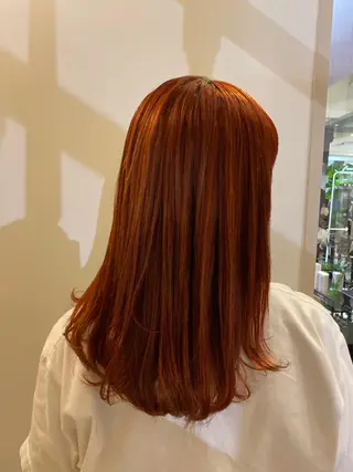 セミロング grow所属・🧡YUKA🧡 渋谷/ﾌﾟﾙｴｸｽﾃのヘアスタイル