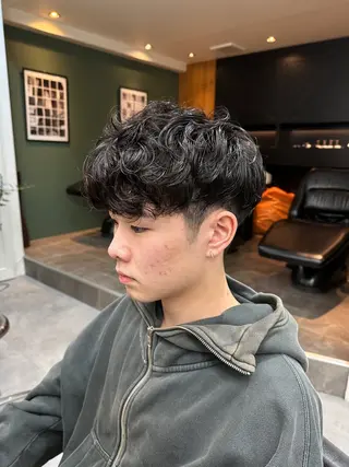 パーマ メンズ YUNA★ メンズパーマのヘアスタイル