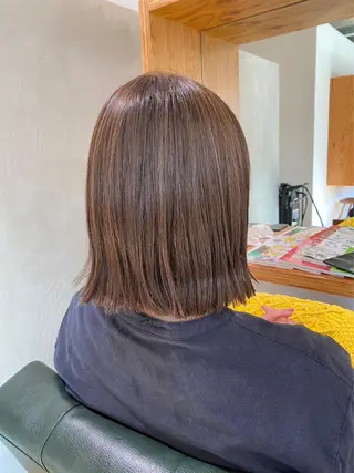 ミディアム カラー Hollow池田店所属・美容室 Hollowのヘアスタイル