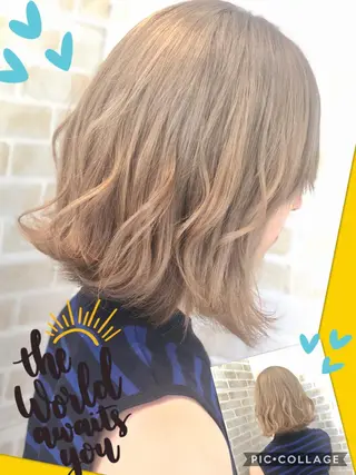 ショート カラー 永島 桜のヘアスタイル