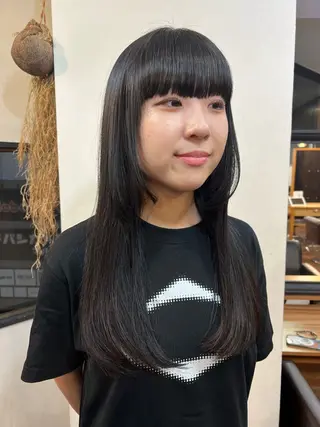 ロング 韓国ヘア 🎀華澄のヘアスタイル