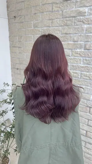 セミロング カラー 🎀当日予約🆗🎀 モデル募集 ひびきのヘアスタイル