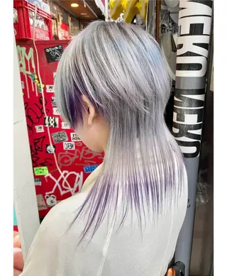 ミディアム カラー GARU-ガル-所属・TSUNO🦖 派手髪/オタク美容師のヘアスタイル