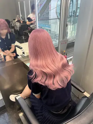 ロング カラー 艶カラー/顔周りレイ ヤー⭐️AYAKAのヘアスタイル