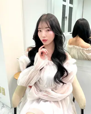 ロング 🫧ワンホンヘア🫧 MACOのヘアスタイル