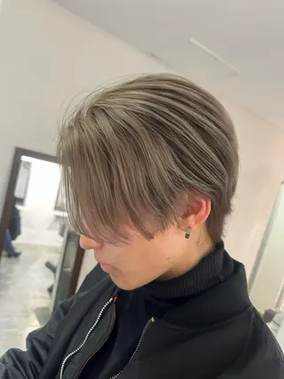 ショート カラー メンズ 【バレイヤージュ】 kentoのヘアスタイル