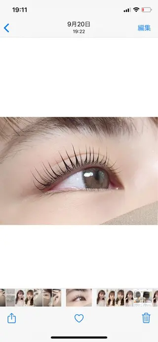 マツエク・マツパ lotti eyelash所属・北村 由佳里のマツエク・マツパデザイン